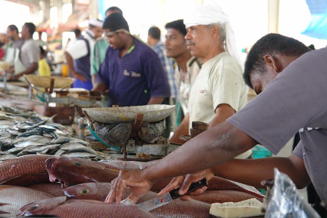ムッカラ魚と野菜市場