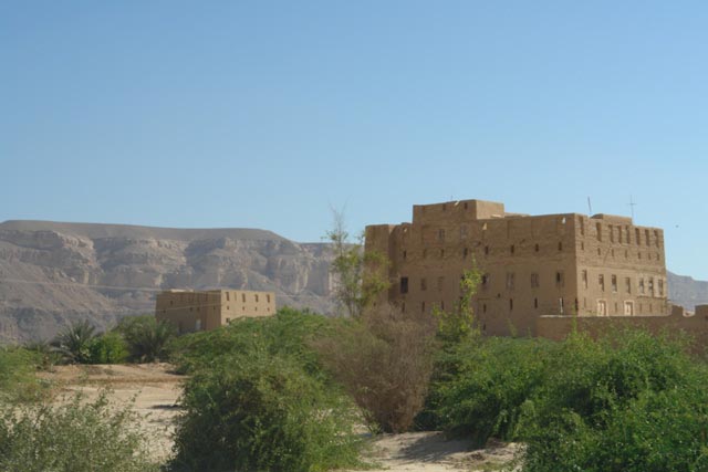 タリムのアルカフ宮殿周辺