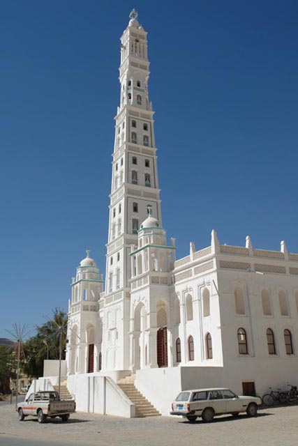 タリムのアルムフダールモスク（Al Muhdar mosque in Tarim）
