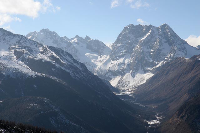 白馬雪山展望台前後の風景